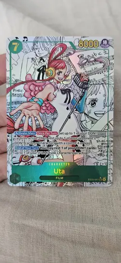 Uta (061) (Manga) EB03-061 EB: One Piece Heroines Edition Foil - CLEAN GRADABLE - Image 1