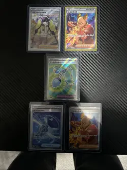 Pokemon Trainer Cards 5 Card Lot, Japanese Edition - Image 1