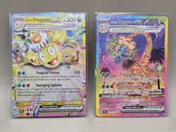 2024 Pokemon SV Surging Sparks SSP EN Alolan Exeggutor Ex #242/191 2 CARD LOT - Image 1