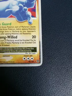 Pokemon Card Machamp Lv.X 98/100 D&P Stormfront Holo Rare - Image 5