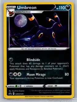 Umbreon - Promo SWSH: Sword & Shield Promo Cards Holo SWSH129 NM - Image 1