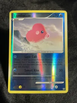 Luvdisc 35/127 - Reverse Holo - RARE - Platinum - 2009 Pokemon Card - NM/LP - Image 1