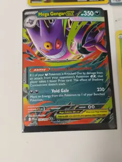 Pokemon Kingdra Half Art-Full Art-Mega Gengar Ex-Sealed Promo Holo Cards - Image 4