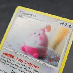 Pokemon Card Happiny 14/17 POP Series 8 Promo Cosmos HOLO Vintage 2008 - Image 2