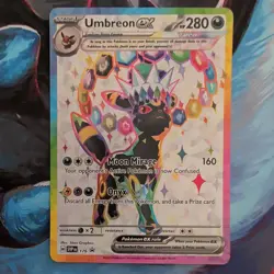 Pokemon TCG Umbreon ex SVP176 Full Art Promo EX Scarlet & Violet Holo Card - Image 1