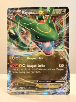 Rayquaza EX 60/108 – Roaring Skies Holo Pokemon Card – Near Mint (NM) - Image 1