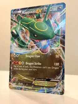 Rayquaza EX 60/108 – Roaring Skies Holo Pokemon Card – Near Mint (NM) - Image 3