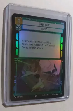 STAR WARS UNLIMITED TCG JTL DOGFIGHT Foil Card NM - Image 1
