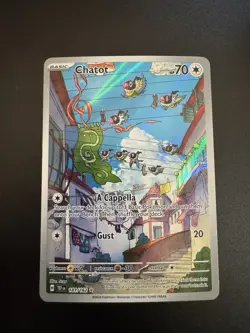 Pokemon TCG Chatot Card SV05: Temporal Forces, Illustration Rare - Image 1