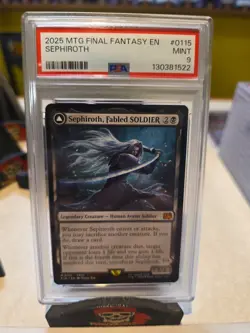 Magic The Gathering Final Fantasy Sephiroth Fabled Soldier 0115 PSA 9 - Image 1