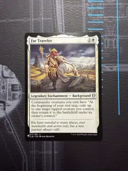 Far Traveler Commander Legends: Battle for Baldur's Gate Uncommon - Image 1