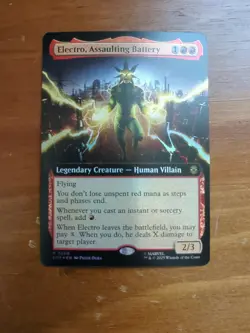 Electro, Assaulting Battery (Extended Art) Marvel's Spider-Man Foil - Image 1