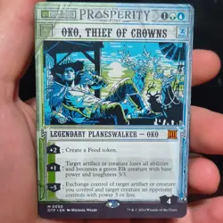 Magic: The Gathering Oko, Thief of Crowns M 0050 Outlaws Mythic Regular Wizards - Image 1
