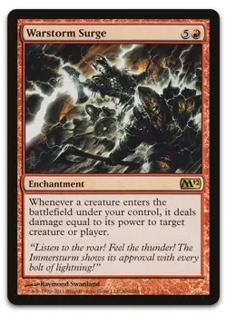 Warstorm Surge #160 (LP) Magic 2012 (M12) M12 Magic MTG - Image 1