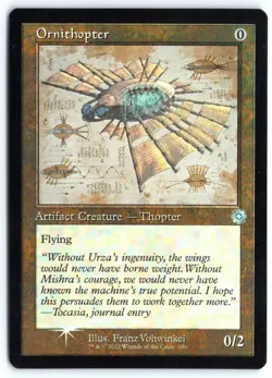 Ornithopter (Schematic) FOIL - The Brothers' War: Retro Frame Artifacts - MTG - - Image 1