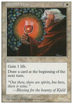 MTG Magic the Gathering Blessed Wine (11/460) Fifth Edition LP - Image 1