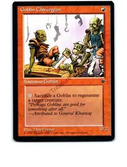 Goblin Chirurgeon (Frazier) # Common Fallen Empires MTG NP Near Mint or Better - Image 1