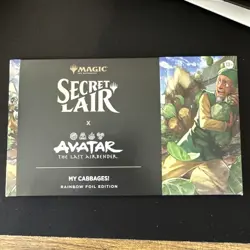 Secret Lair x Avatar: The Last Airbender | My Cabbages! ~ Rainbow FOIL ~ Sealed! - Image 1