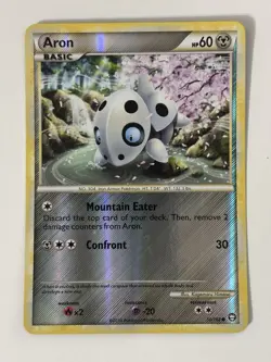 ARON 56/102 - TRIUMPHANT POKEMON REVERSE HOLO - Image 1