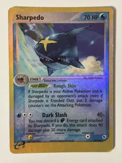 Sharpedo 22/109 - EX Ruby & Sapphire - Reverse Holo Rare - Pokemon TCG - Image 1