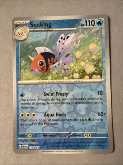 Pokemon TCG * Scarlet & Violet 151 * 119/165 Seaking U * REVERSE HOLO * NM - Image 1
