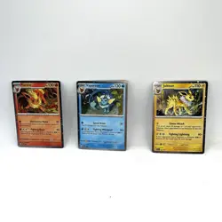 Pokemon Prismatic Jolteon Flareon Vaporeon SVP 167 168 169 Promo Set - Image 1