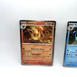 Pokemon Prismatic Jolteon Flareon Vaporeon SVP 167 168 169 Promo Set - Image 2