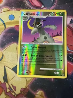Pokemon CACTURNE 42/127 Reverse Holo (2009 Platinum) - Image 1
