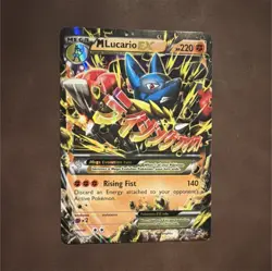 Pokemon TCG M Lucario EX 55/111 XY Furious Fists Full Art Ultra Rare Holo 220HP - Image 1