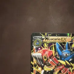 Pokemon TCG M Lucario EX 55/111 XY Furious Fists Full Art Ultra Rare Holo 220HP - Image 3