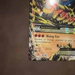 Pokemon TCG M Lucario EX 55/111 XY Furious Fists Full Art Ultra Rare Holo 220HP - Image 4