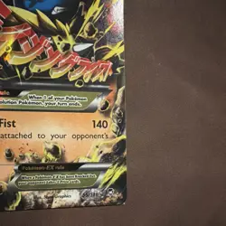 Pokemon TCG M Lucario EX 55/111 XY Furious Fists Full Art Ultra Rare Holo 220HP - Image 5