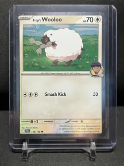 Hop's Wooloo 135/159 Cosmos Holo Promo Pokemon 2025 Journey Together NM - Image 1
