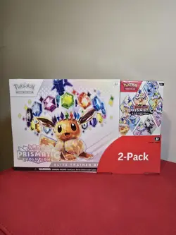 Pokemon TCG - Prismatic Evolutions Elite Trainer Box & Booster Bundle New Sealed - Image 1