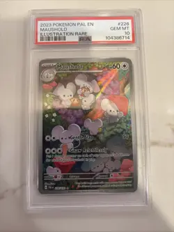 2023 POKEMON PAL EN-PALDEA EVOLVED ILLUSTRATION RARE #226 MAUSHOLD PSA 10 - Image 1