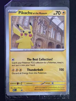 Pokemon Pikachu At The Museum Natural History Museum Jumbo Promo - Sealed - Image 1