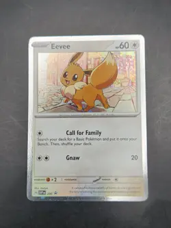 Eevee SVP 200 Cosmos Holo Black Star Promo Pokemon TCG - Image 1