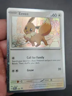 Eevee SVP 200 Cosmos Holo Black Star Promo Pokemon TCG - Image 4