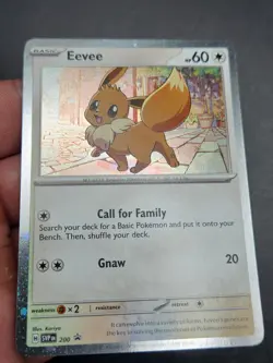 Eevee SVP 200 Cosmos Holo Black Star Promo Pokemon TCG - Image 5
