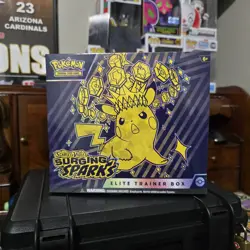 Pokemon Surging Sparks Elite Trainer Box ETB Scarlet & Violet Factory Sealed - Image 1