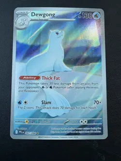 2025 POKEMON PFL EN-PHANTASMAL FLAMES #097 DEWGONG PSA 10 (169 - Image 1