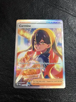 B6 Carmine 217/167 Special Illustration Rare Pokemon Twilight Masquerade - Image 1