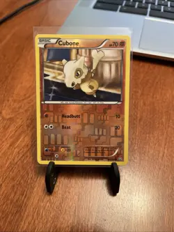 Pokemon Cubone 60/124 B&W Dragons Exalted Reverse Holo Mint Condition - Image 1