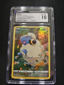 CGC Gem Mint 10 Mareep #GG34 2023 Pokemon S&S Crown Zenith Galarian Gallery - Image 1