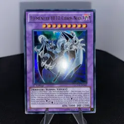 Yugioh Elementar-HELD Chaos Neos LCGX-DE065 1. Auflage Ultra Rare NM - Image 2