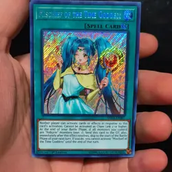 Yu-Gi-Oh! Mischief of the Time Goddess SHVA-EN007 1st Ed Spell Holo Konami - Image 1