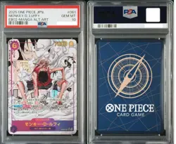 PSA 10 Monkey D. Luffy Gear 2 Manga Alt Art EB02 ONE PIECE Anime 25th Collection - Image 1