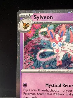 Sylveon SVP 172- Scarlet & Violet Black Star Promo Cosmos Holo Pokemon Card TCG - Image 2
