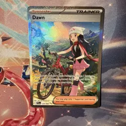 Pokemon Dawn 129/94 SIR 2025 TCG Phantasmal Flames English Card NM No Whitening - Image 1