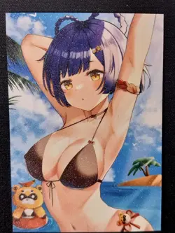 Xiangling Goddess Story Doujin Frosted Waifu Trading Card Genshin Impact - Image 1